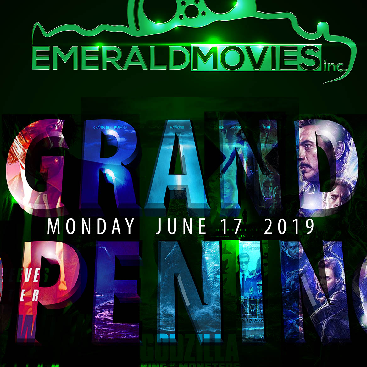 Emerald Movies | Opening Promotional Concept | Design | Brand Management