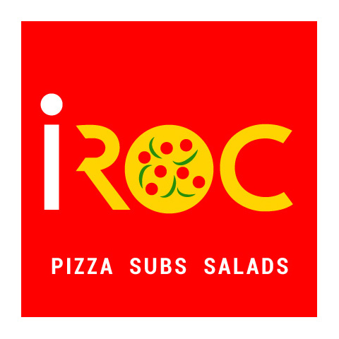 Iroc Pizzaria & Cafe | Logo Design | Brand Development | Storefront Graphics